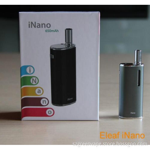 2016 Wholesale Price Black/ Gray/ Pink/ Silver/ Gold Eleaf Smallest Starter Kit, 10w Eleaf Inano Starter Kit